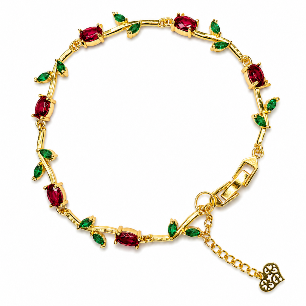 Elegant Gold Plated Tulip Bracelet for Girls/Women